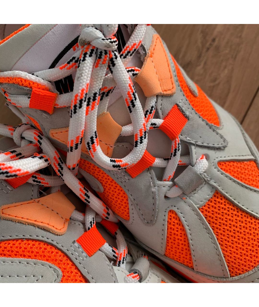 MSGM Оранжевое нубуковые кроссовки, фото 4
