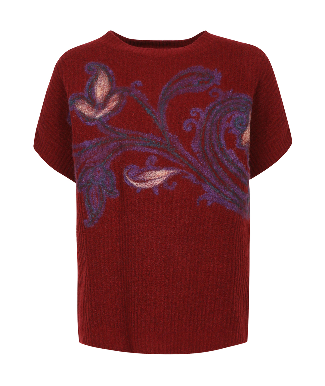 ETRO Бордовый шерстяной джемпер / свитер, фото 1