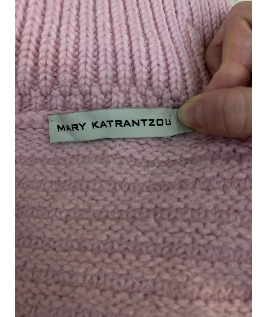 MARY KATRANTZOU Розовый шерстяной джемпер / свитер, фото 2