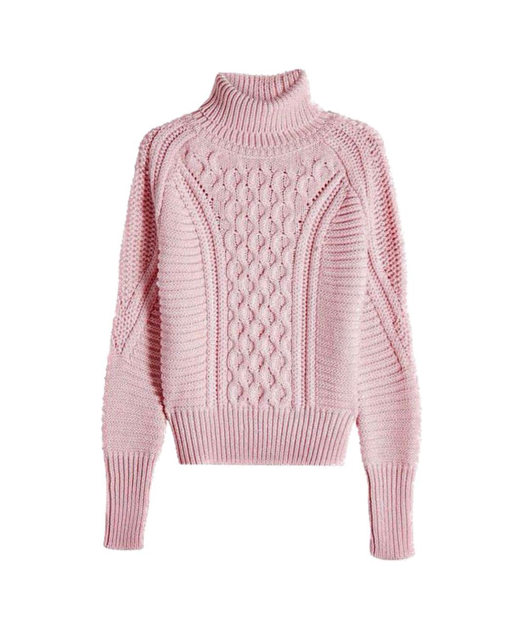 MARY KATRANTZOU Розовый шерстяной джемпер / свитер, фото 1