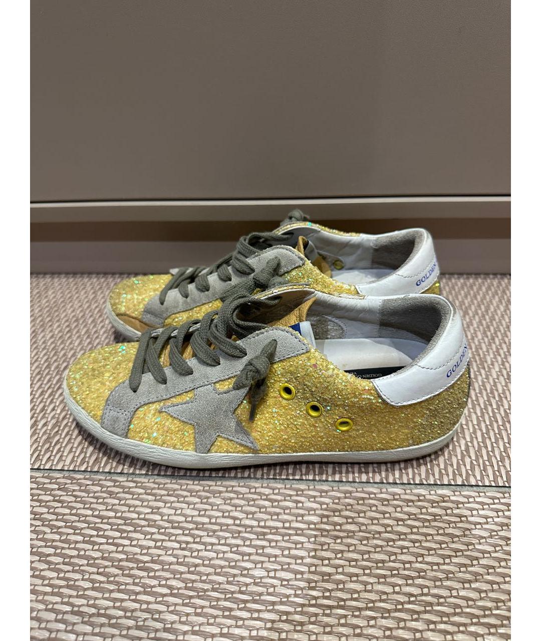 GOLDEN GOOSE DELUXE BRAND Желтые кеды, фото 5