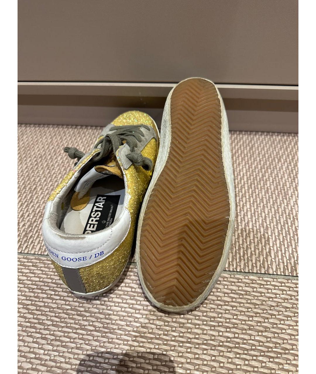 GOLDEN GOOSE DELUXE BRAND Желтые кеды, фото 4