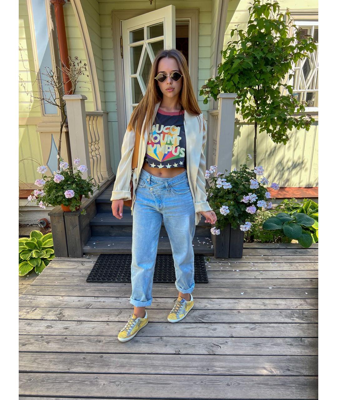 GOLDEN GOOSE DELUXE BRAND Желтые кеды, фото 6