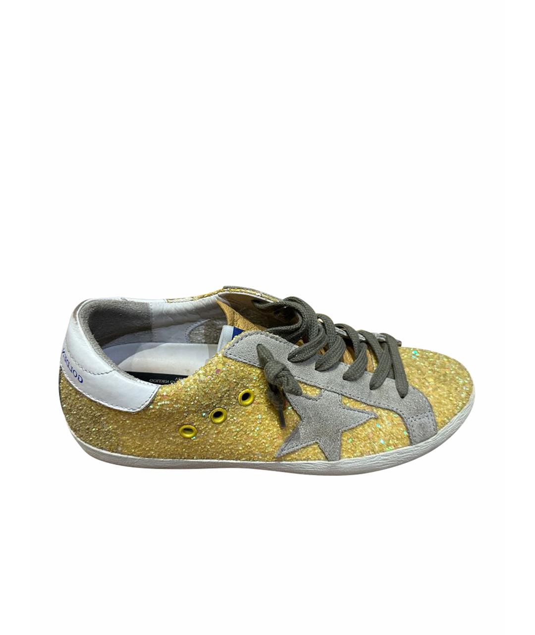 GOLDEN GOOSE DELUXE BRAND Желтые кеды, фото 1