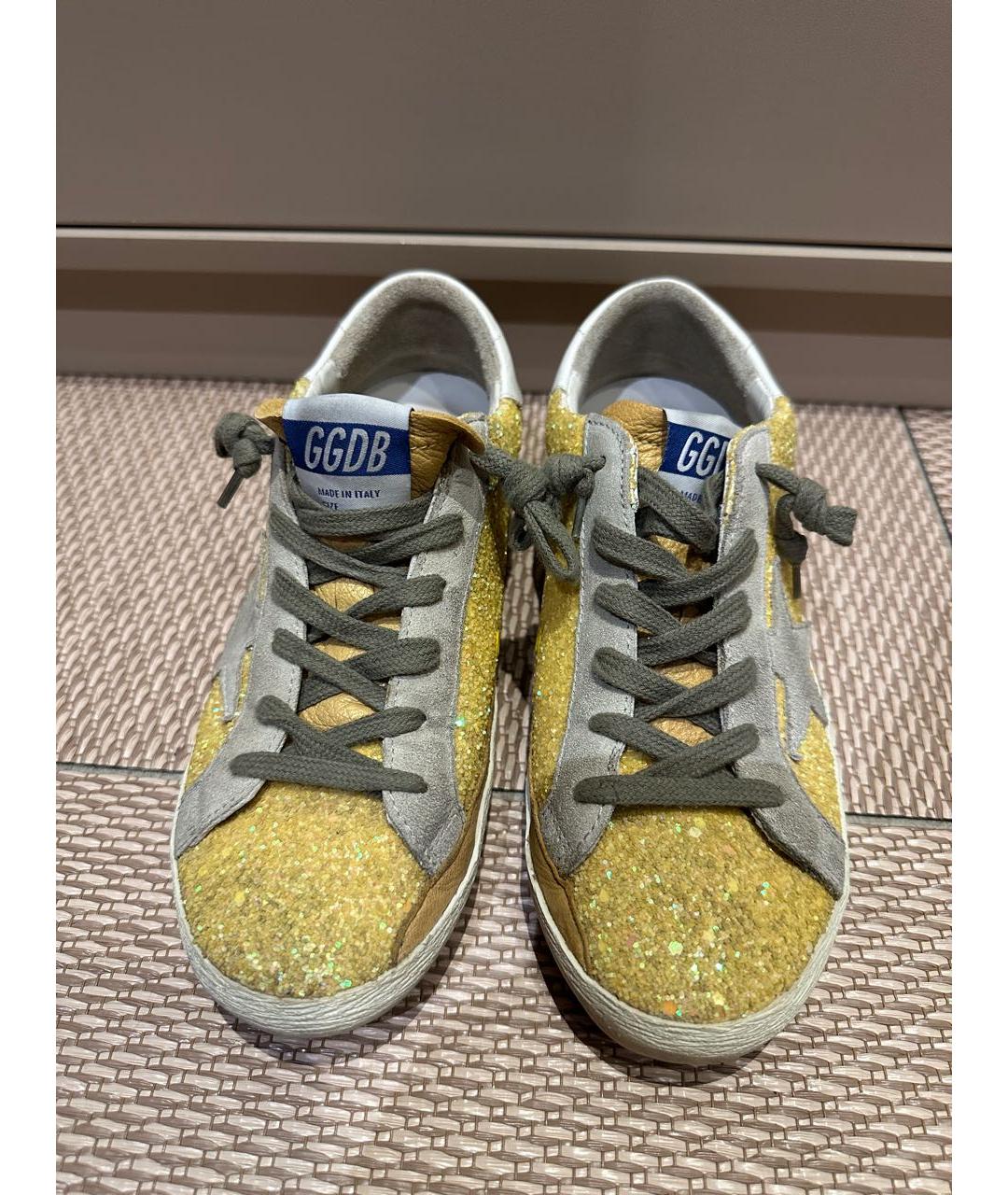 GOLDEN GOOSE DELUXE BRAND Желтые кеды, фото 3