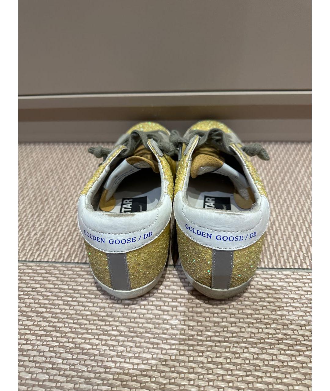 GOLDEN GOOSE DELUXE BRAND Желтые кеды, фото 2