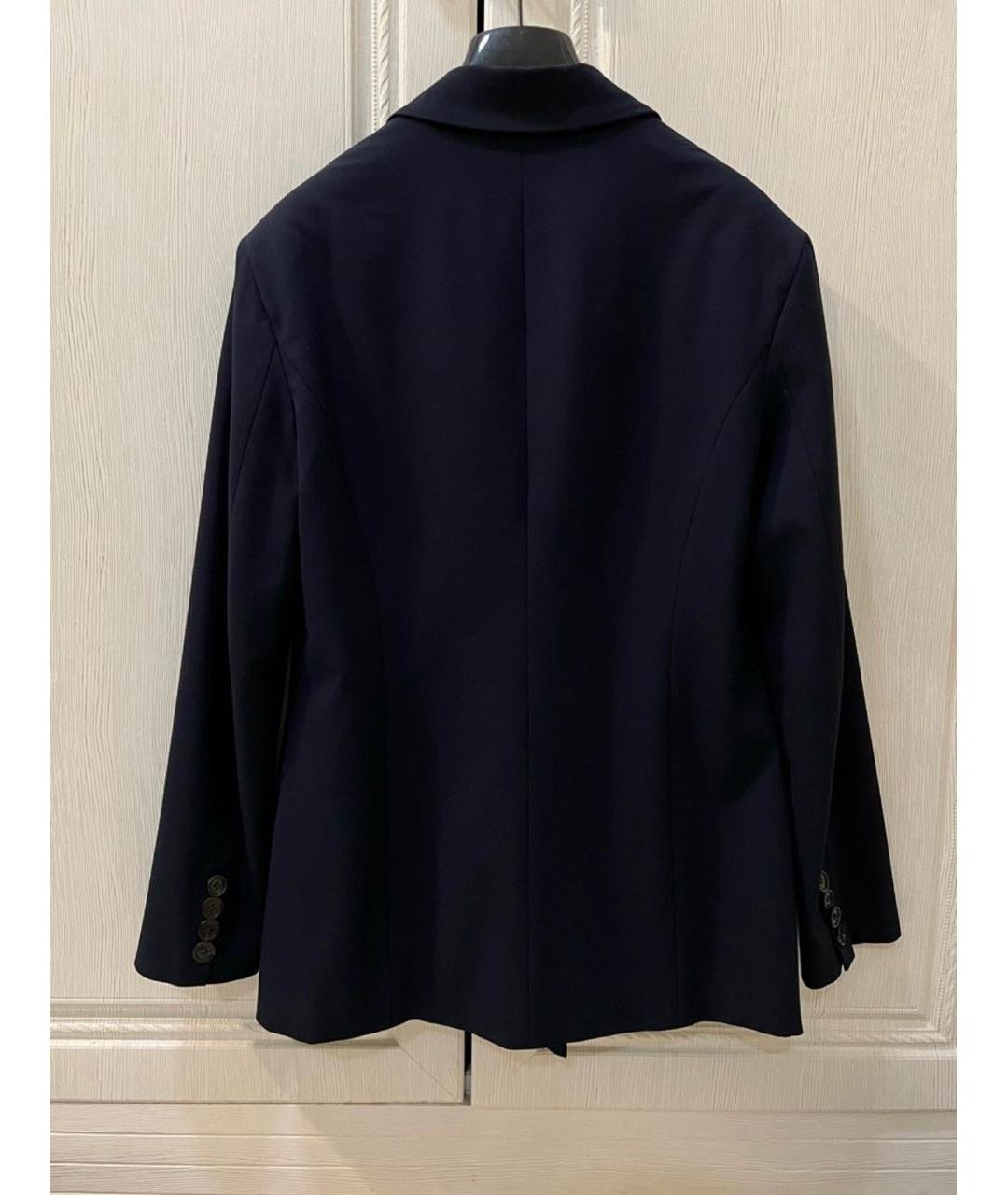 12 STOREEZ Темно-синий вискозный жакет/пиджак, фото 5