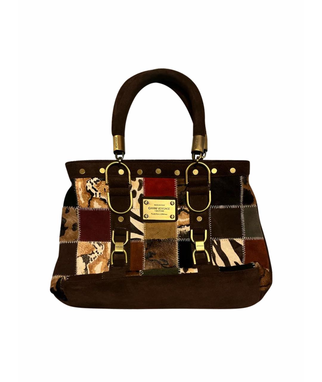 VERSACE VINTAGE Мульти замшевая сумка через плечо, фото 1