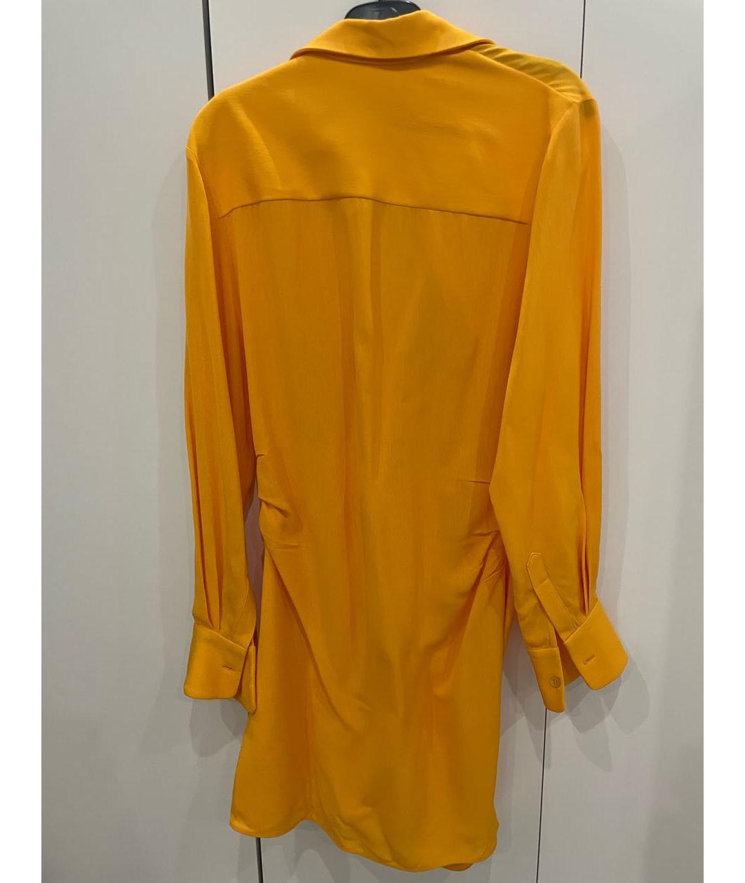 JACQUEMUS Оранжевое хлопковое платье, фото 2