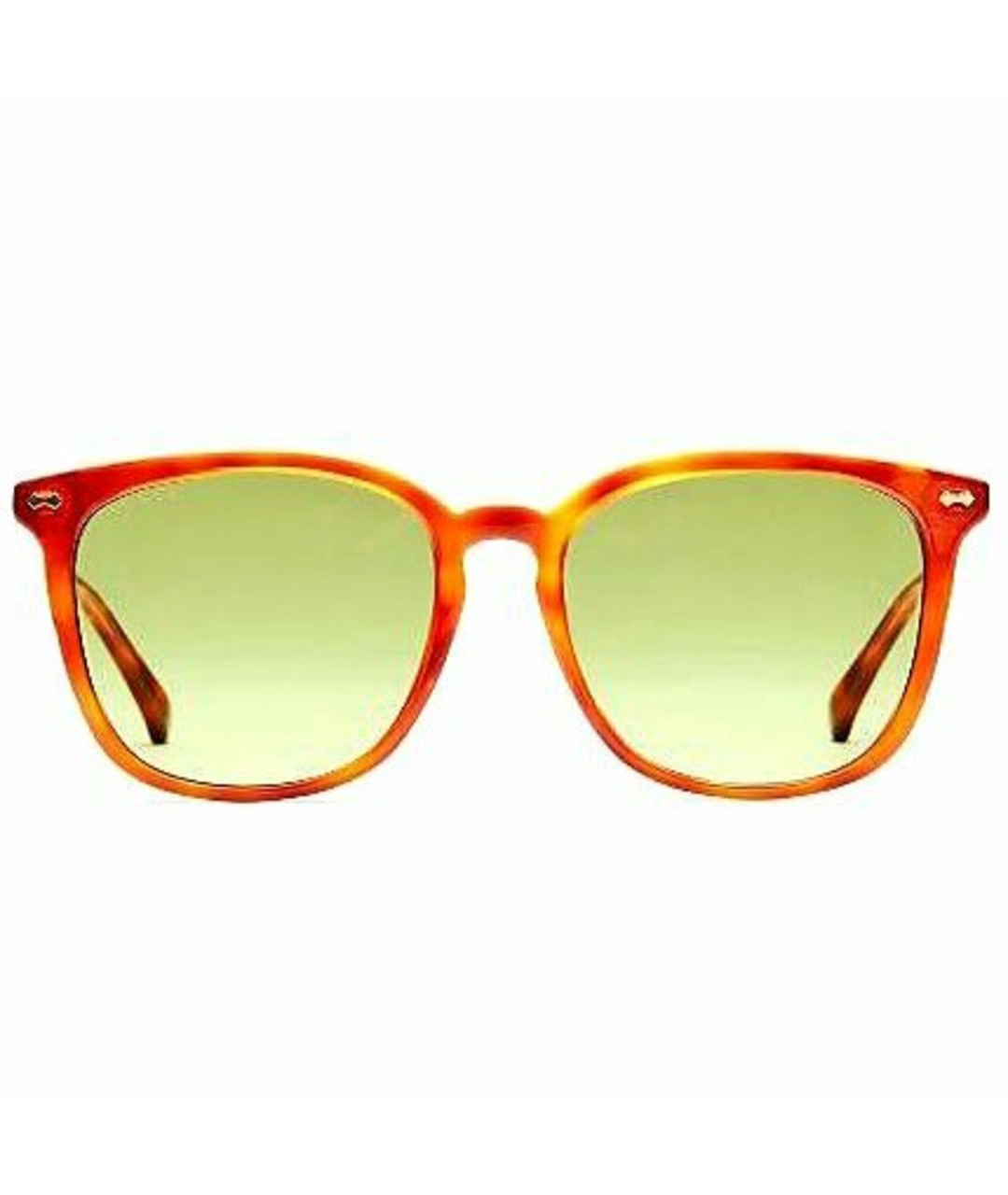 GUCCI Коричневые пластиковые солнцезащитные очки, фото 1