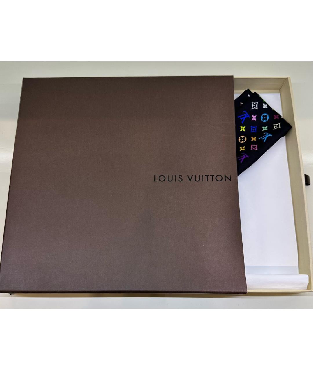 LOUIS VUITTON Шелковый шарф, фото 5