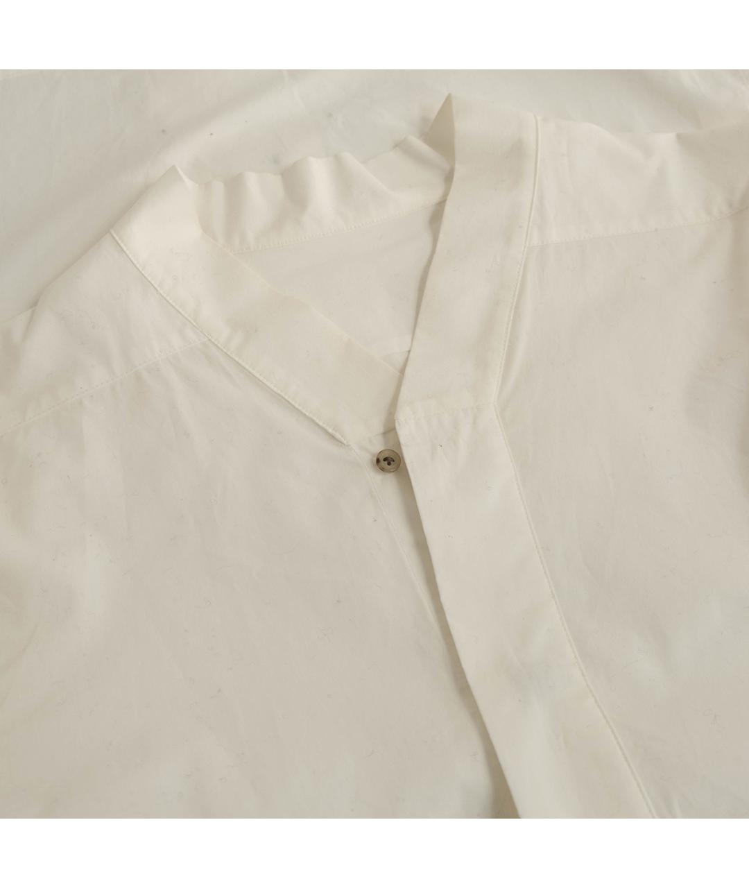 RICK OWENS Белая хлопковая кэжуал рубашка, фото 3