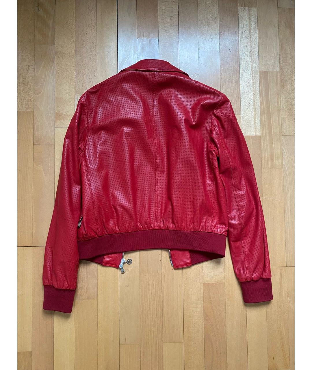 FABI Красная кожаная куртка, фото 2