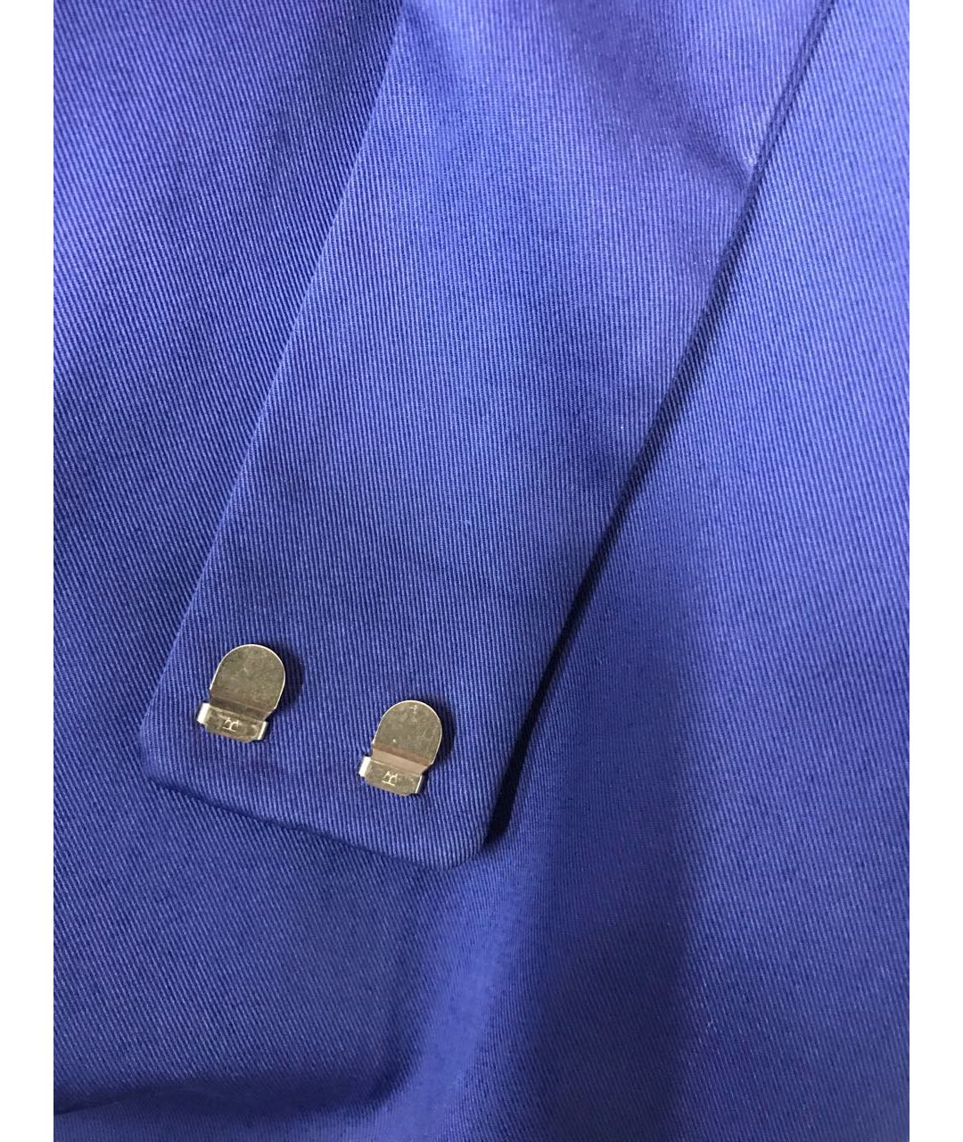 CELINE PRE-OWNED Синие прямые брюки, фото 5