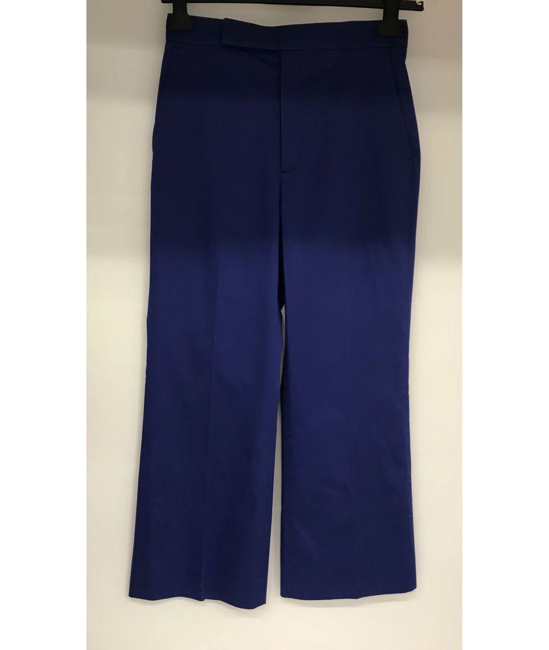 CELINE PRE-OWNED Синие прямые брюки, фото 8