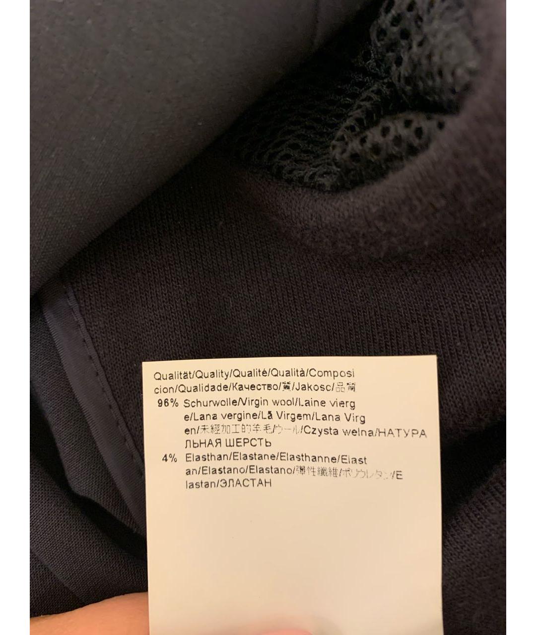 HUGO BOSS Темно-синий шерстяной жакет/пиджак, фото 5