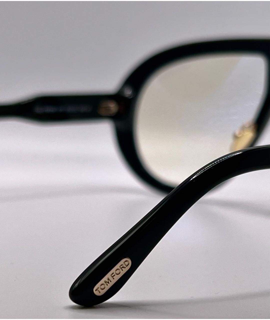 TOM FORD Черные пластиковые солнцезащитные очки, фото 5