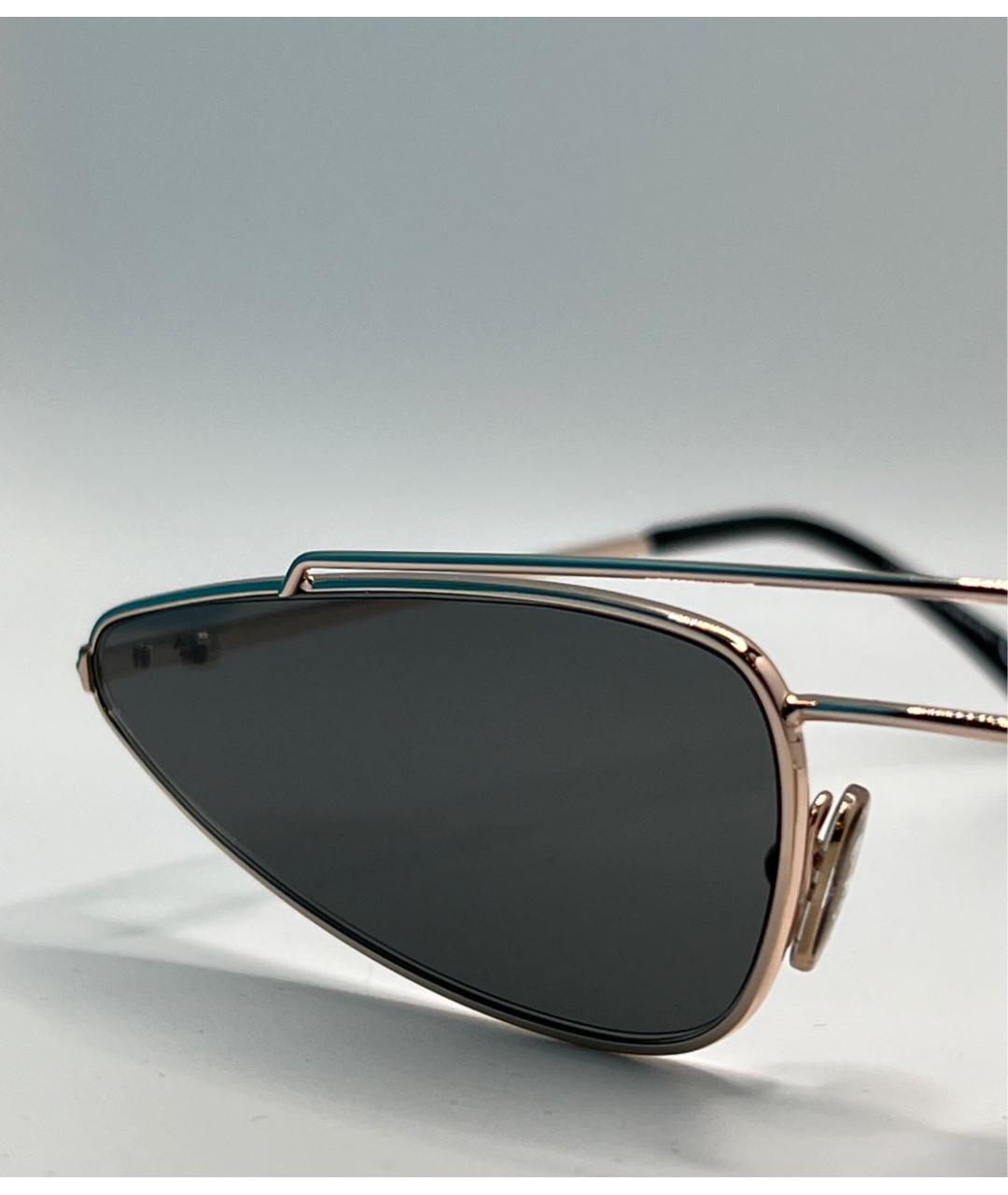 TOM FORD Серебряные металлические солнцезащитные очки, фото 3