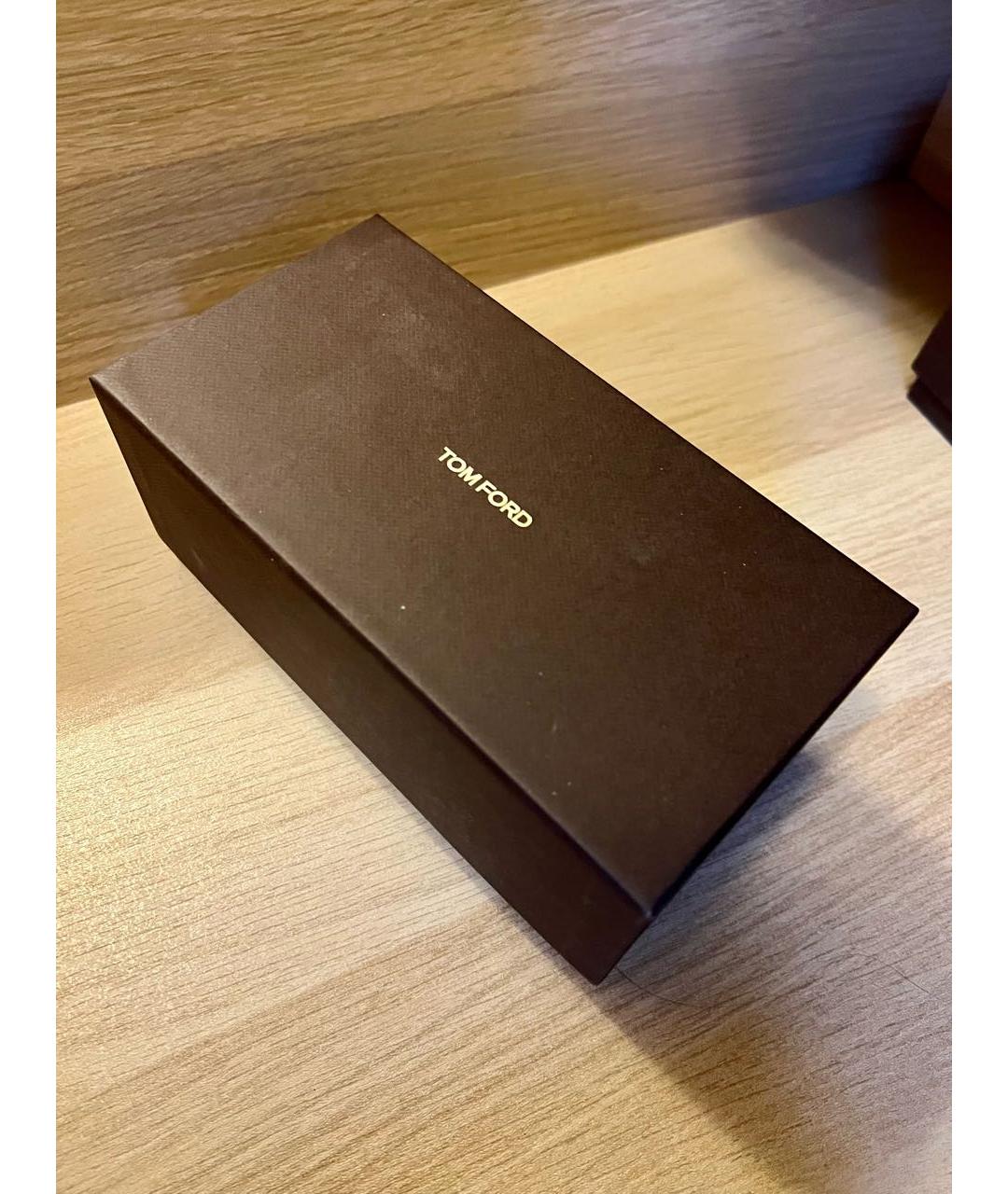 TOM FORD Серебряные металлические солнцезащитные очки, фото 4