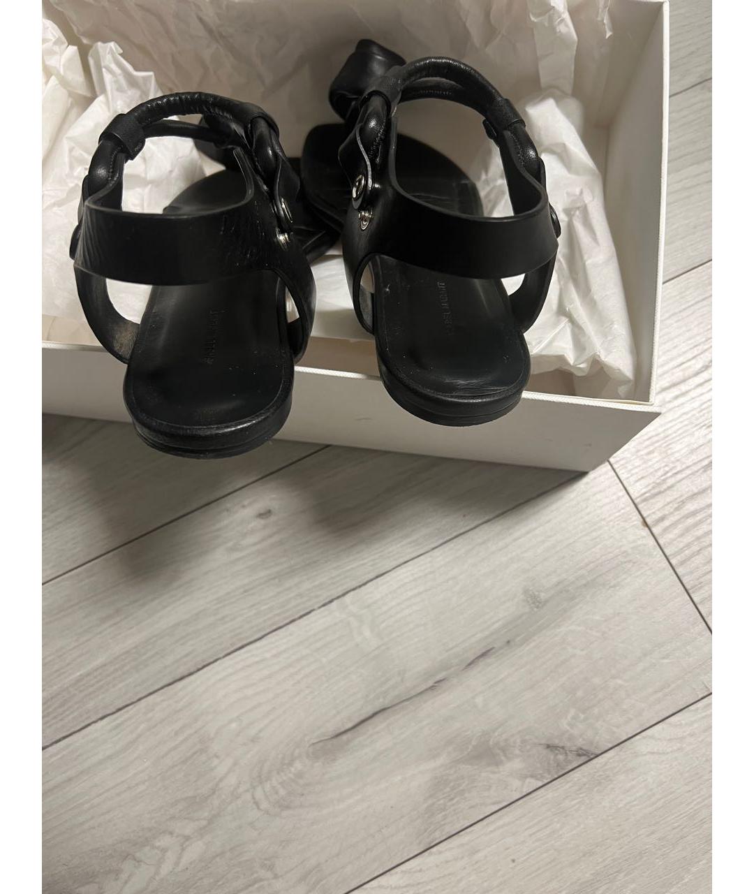 ISABEL MARANT Черные кожаные сандалии, фото 3