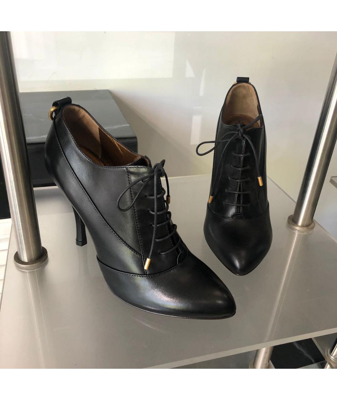 BALLY Черные кожаные ботильоны, фото 2