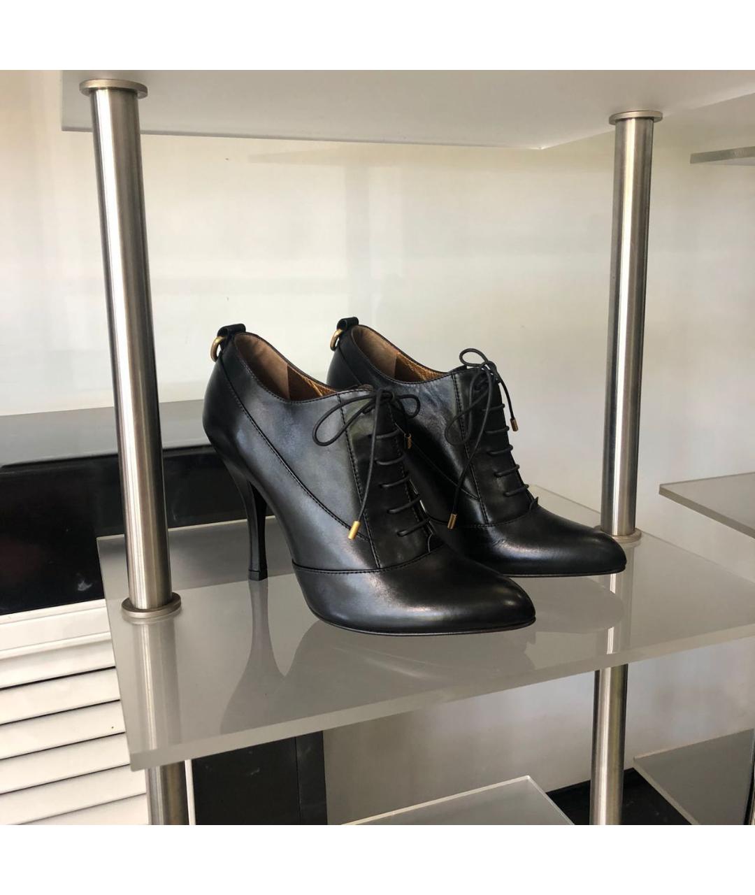 BALLY Черные кожаные ботильоны, фото 8