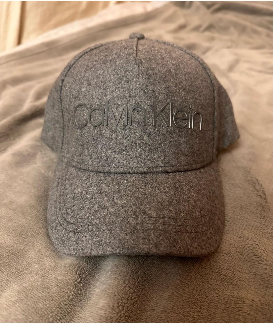 CALVIN KLEIN Серая шерстяная кепка/бейсболка, фото 6