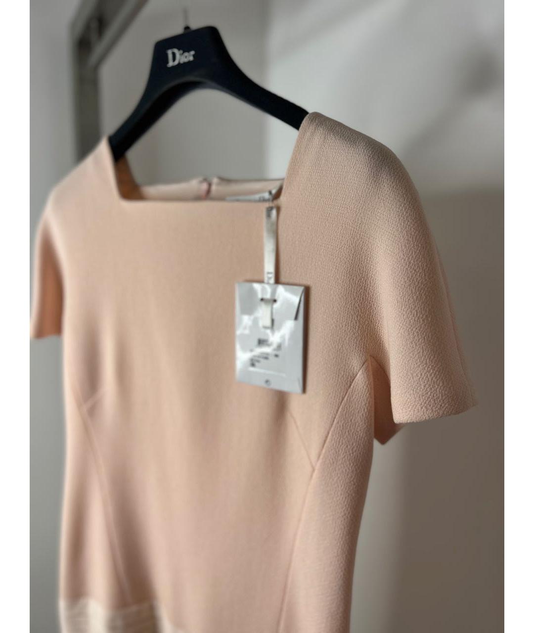 CHRISTIAN DIOR Бежевое платье, фото 3