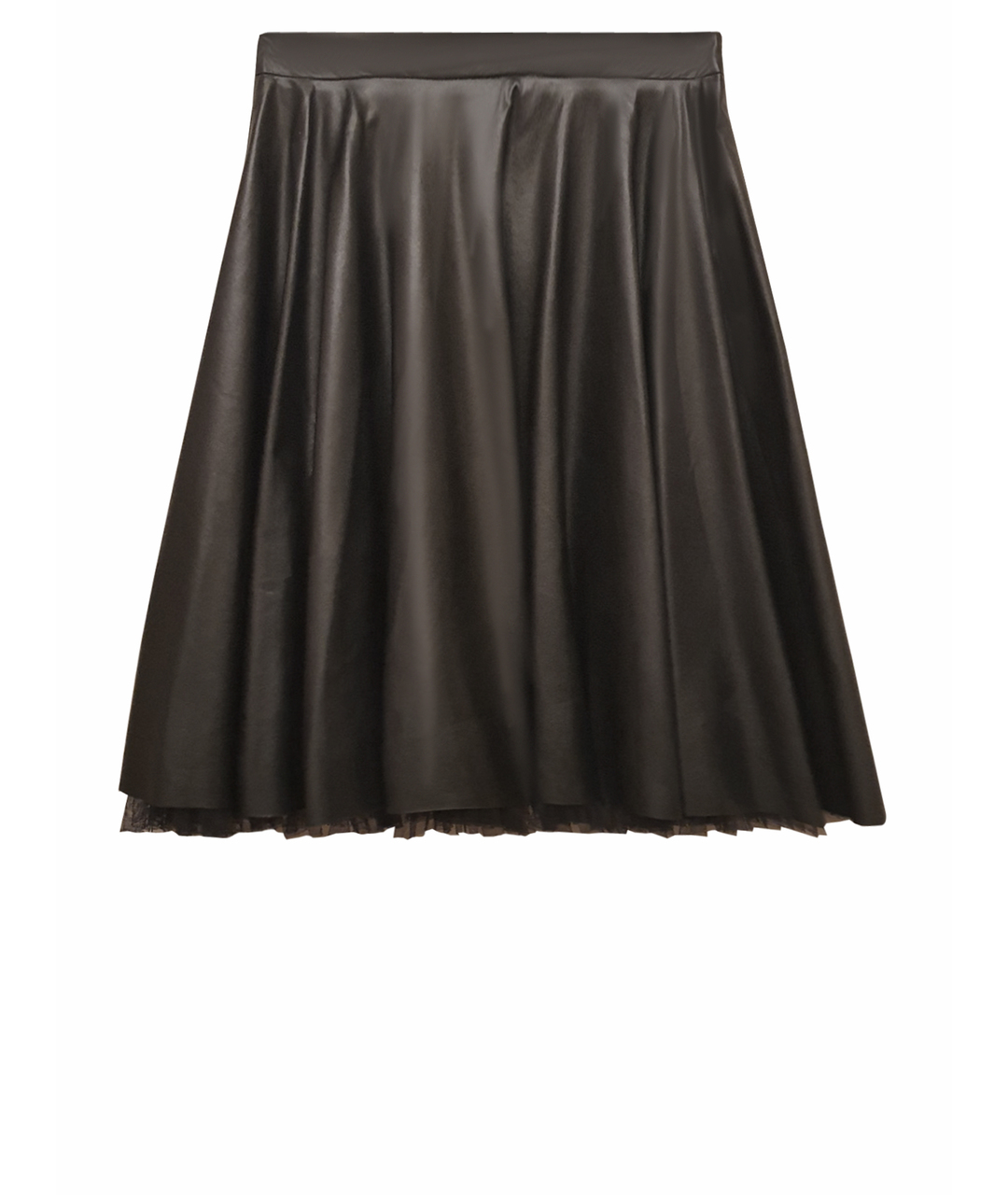 PINKO Черная полиэстеровая юбка миди, фото 1