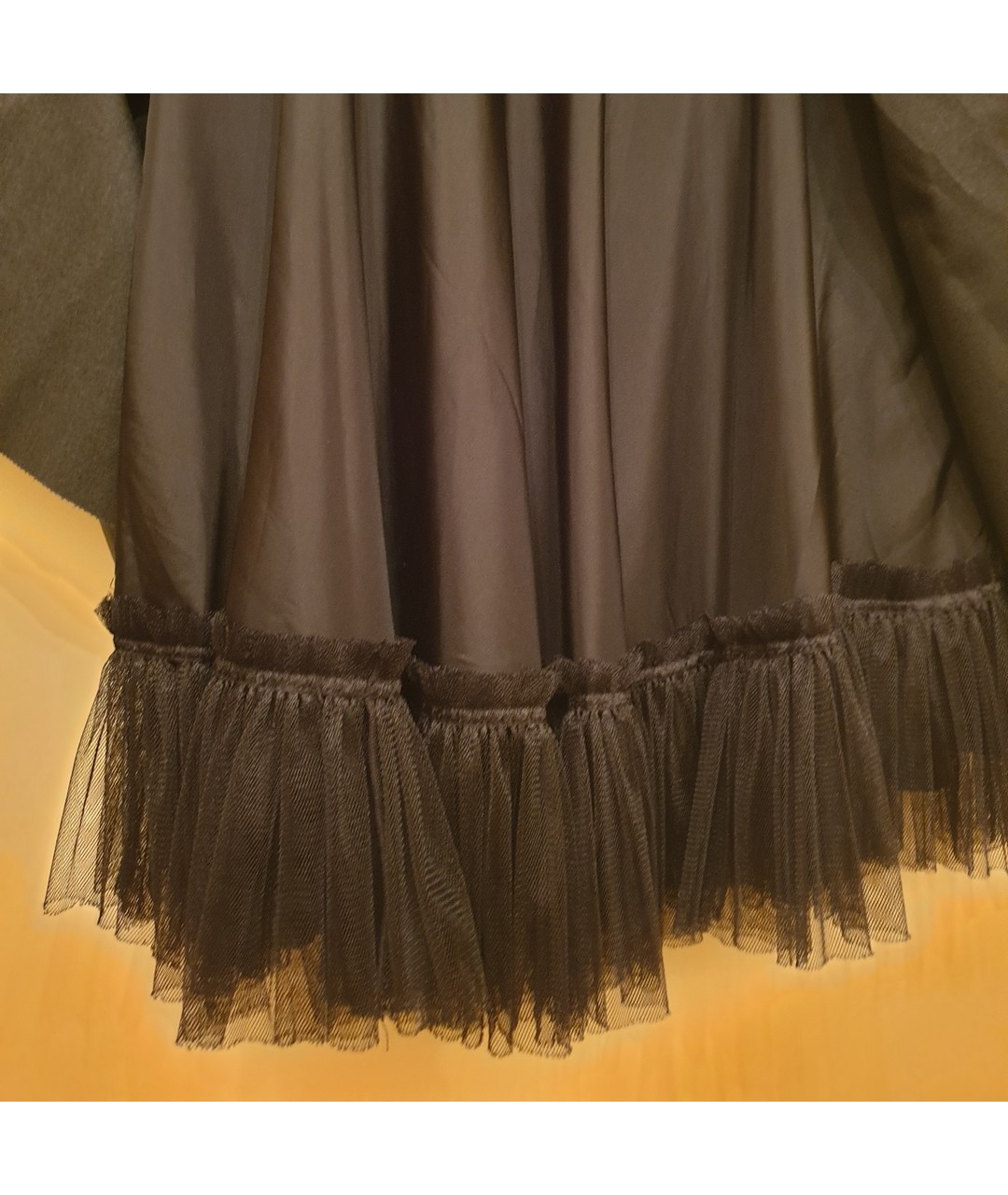 PINKO Черная полиэстеровая юбка миди, фото 4