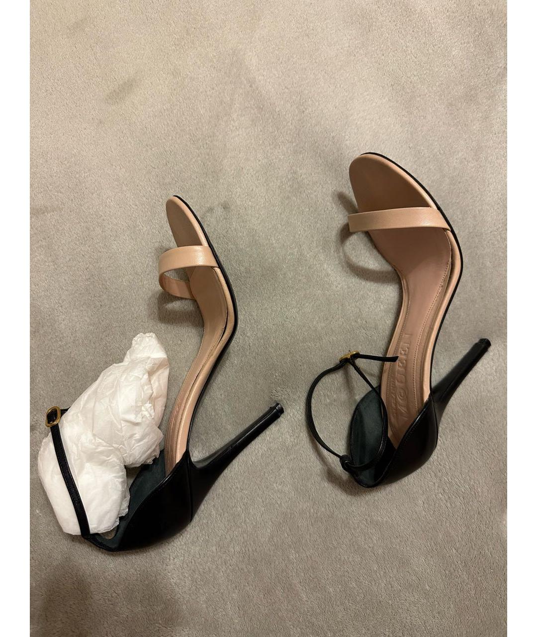ALEXANDER MCQUEEN Кожаные босоножки, фото 5