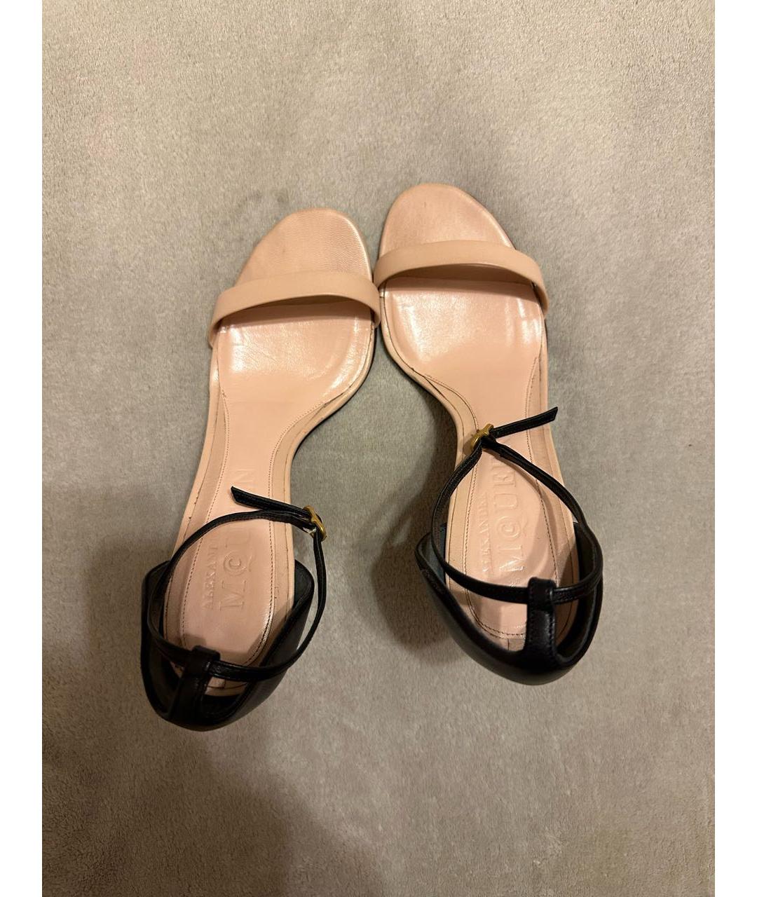 ALEXANDER MCQUEEN Кожаные босоножки, фото 2
