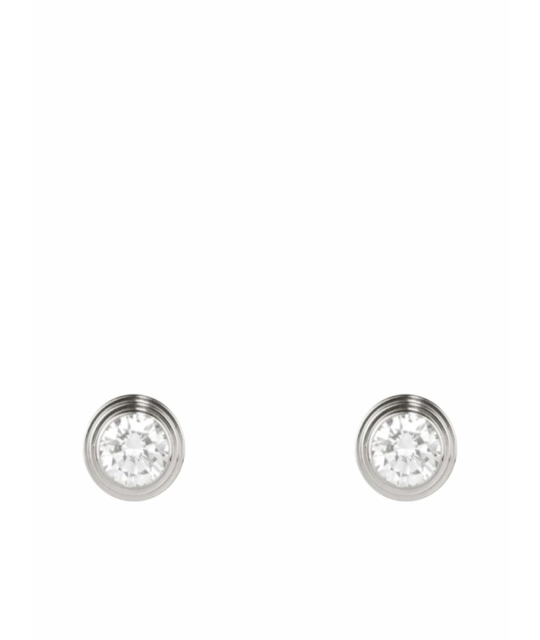 CARTIER Белые серьги из белого золота, фото 1