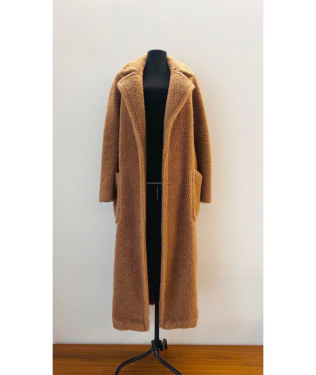 MAX MARA Бежевое шерстяное пальто, фото 2