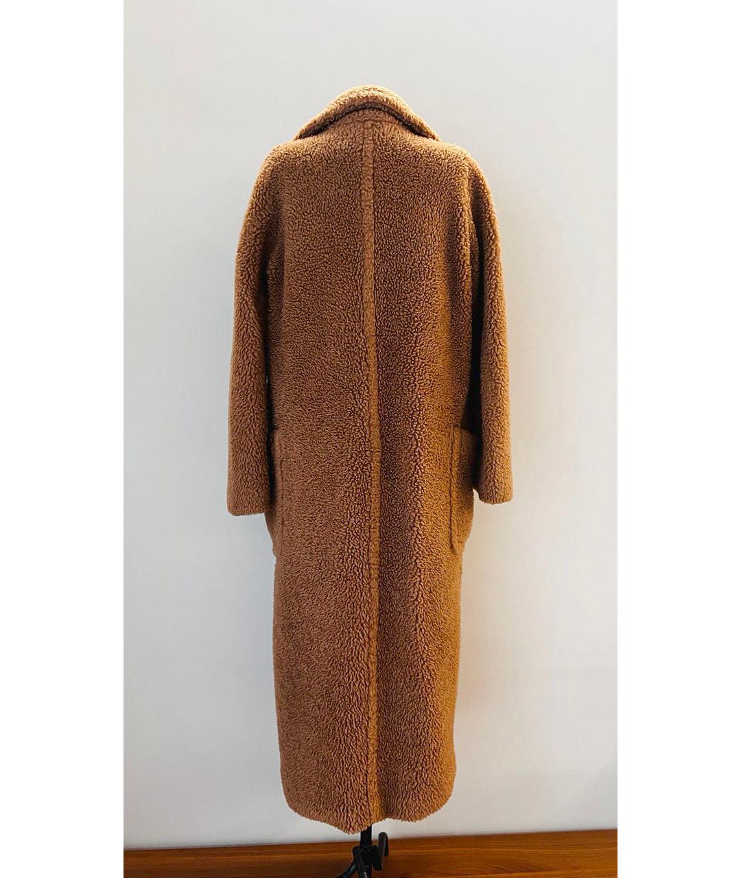 MAX MARA Бежевое шерстяное пальто, фото 3