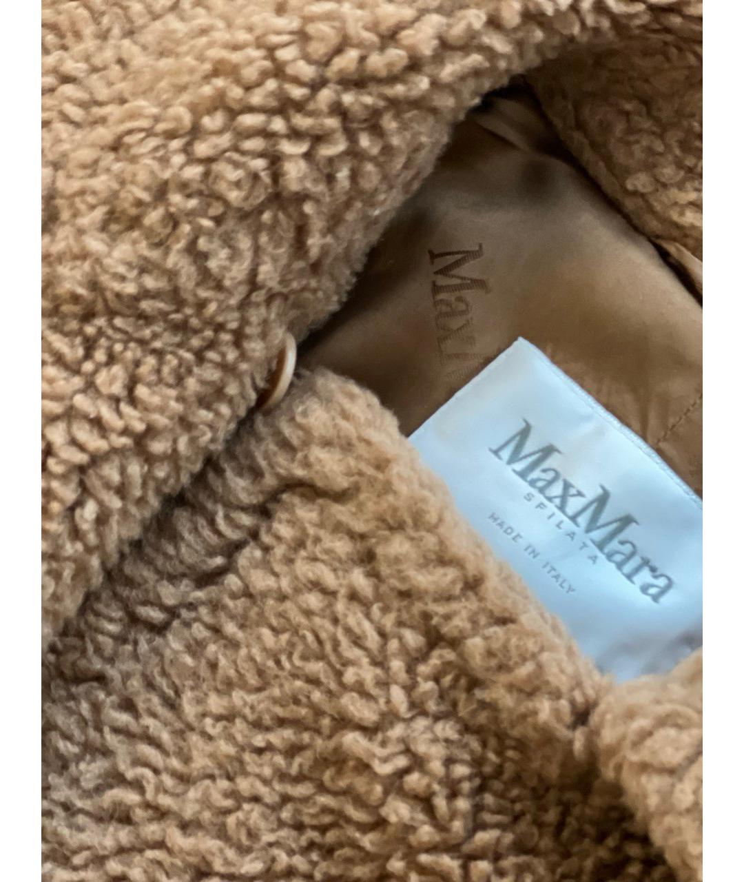 MAX MARA Бежевое шерстяное пальто, фото 5