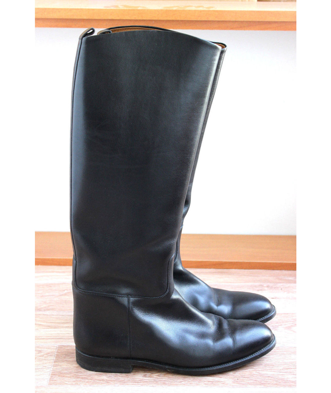HERMES PRE-OWNED Черные кожаные сапоги, фото 6