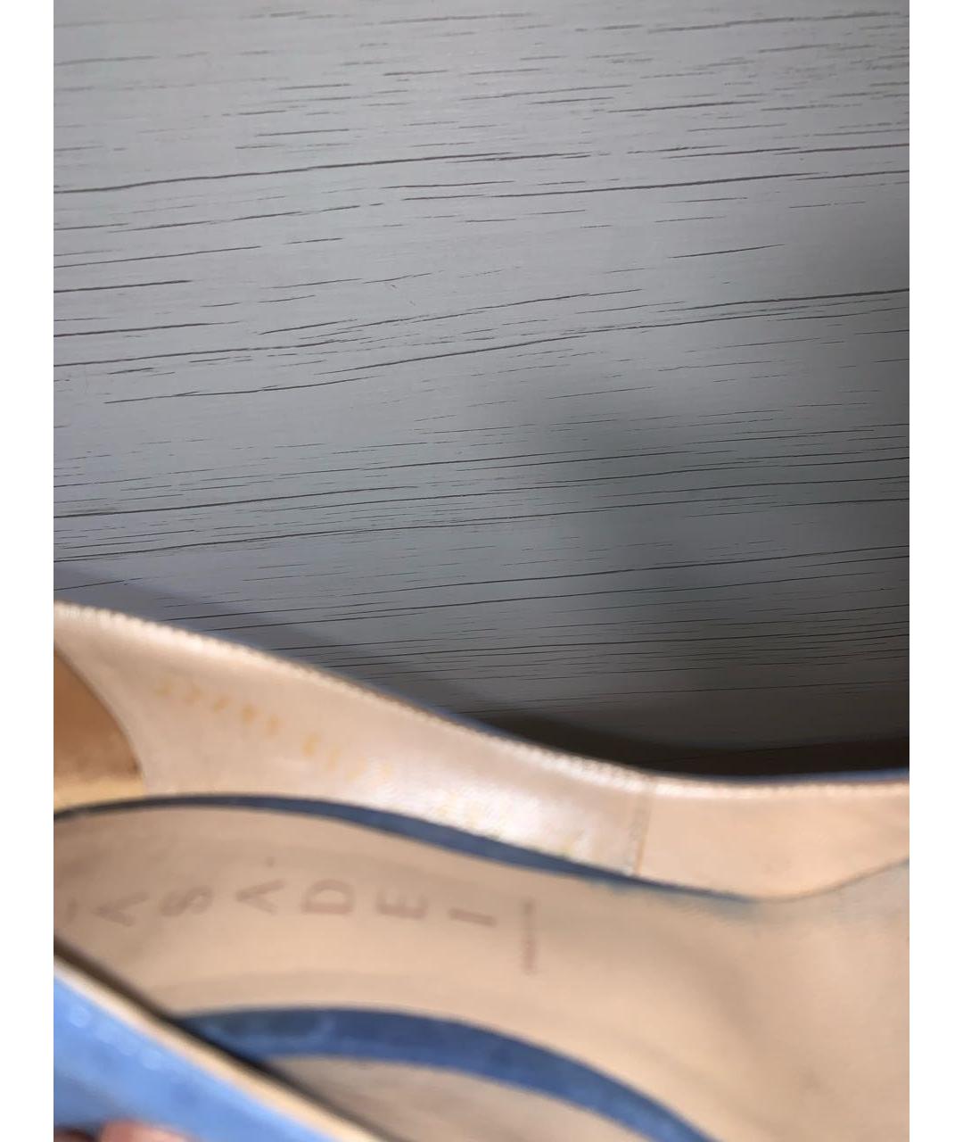 CASADEI Синие замшевые туфли, фото 5