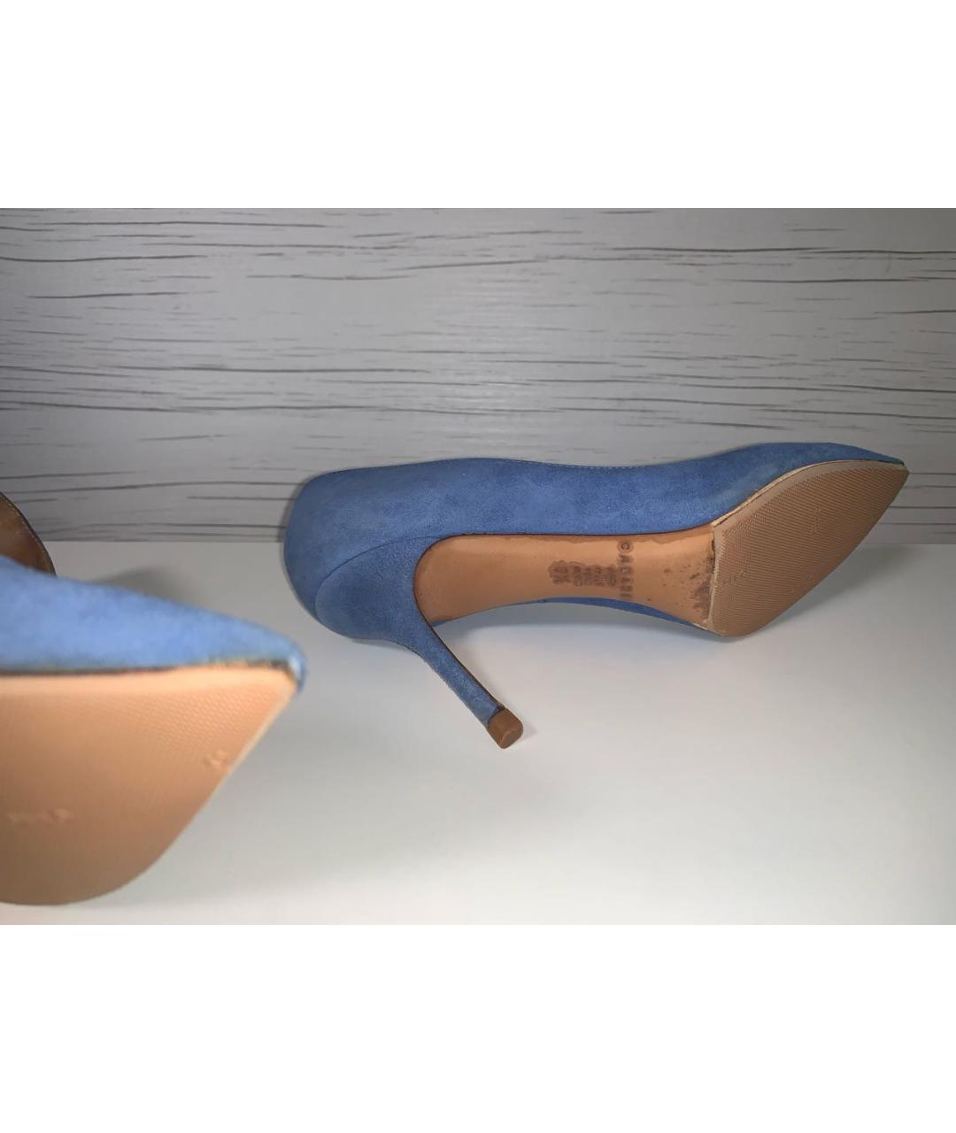 CASADEI Синие замшевые туфли, фото 8