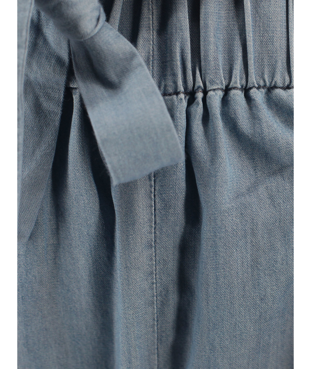 FABIANA FILIPPI Голубые деним брюки широкие, фото 4