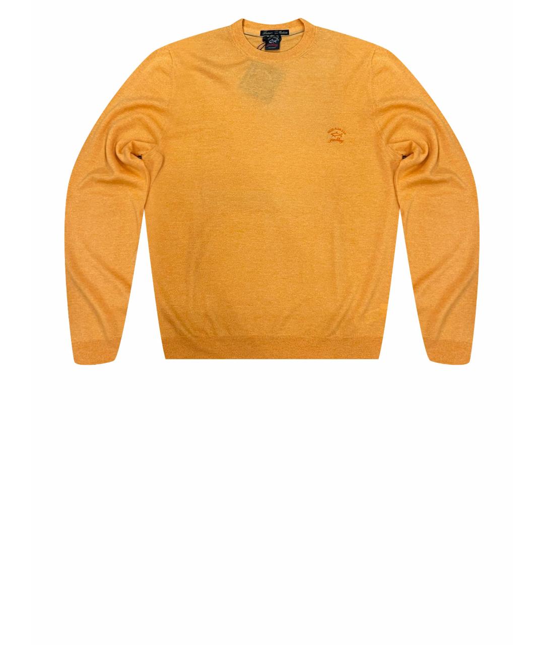 PAUL & SHARK Оранжевый кашемировый джемпер / свитер, фото 1