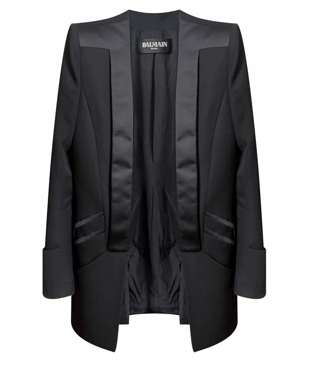 BALMAIN Черный жакет/пиджак, фото 1