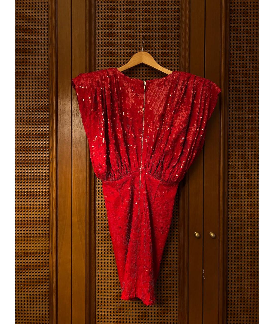 KALMANOVICH Красное коктейльное платье, фото 3