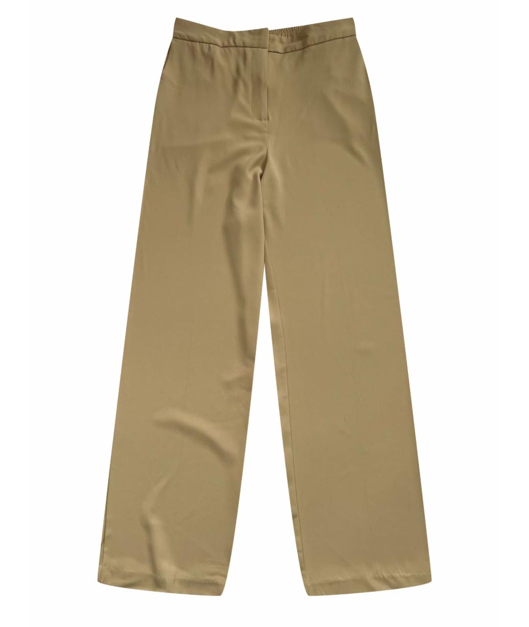 RACHEL ZOE Бежевые брюки широкие, фото 1