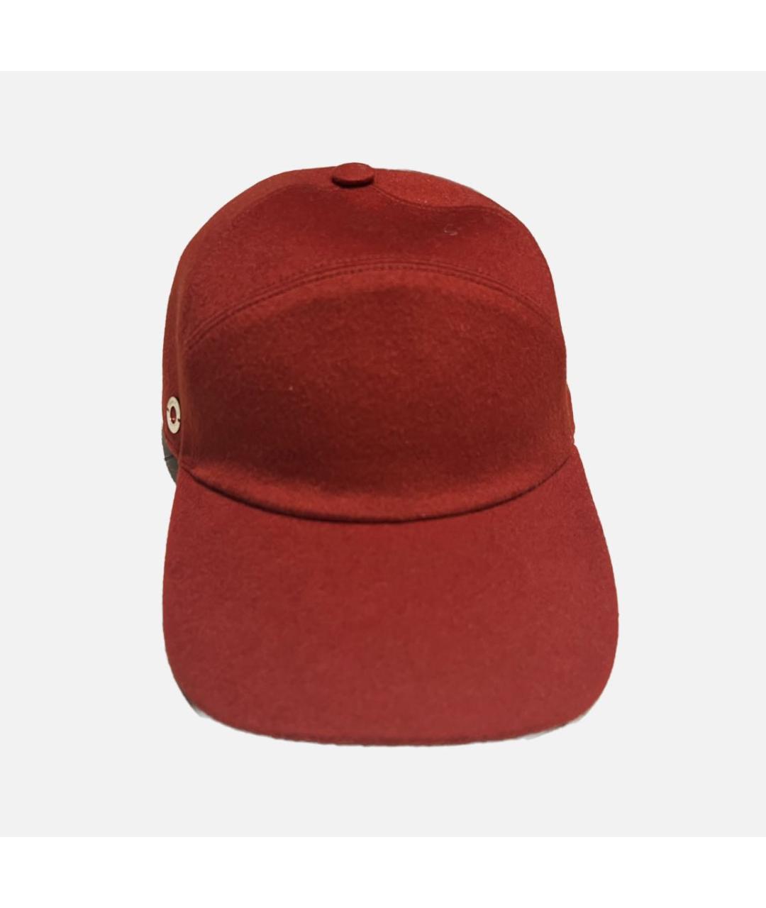 LORO PIANA Красная кашемировая кепка, фото 6