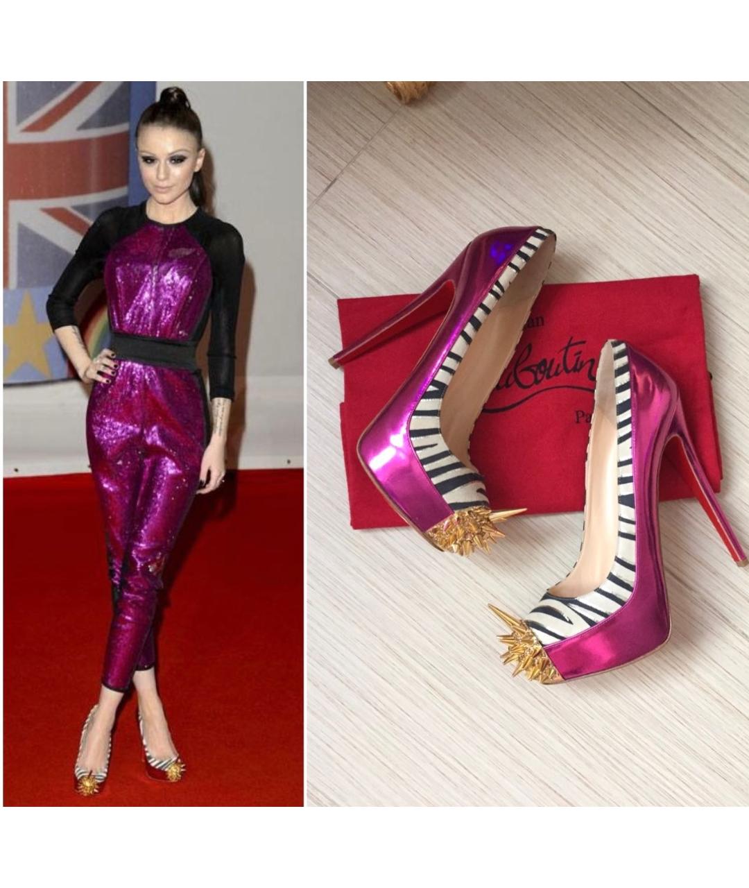 CHRISTIAN LOUBOUTIN Розовые туфли, фото 3