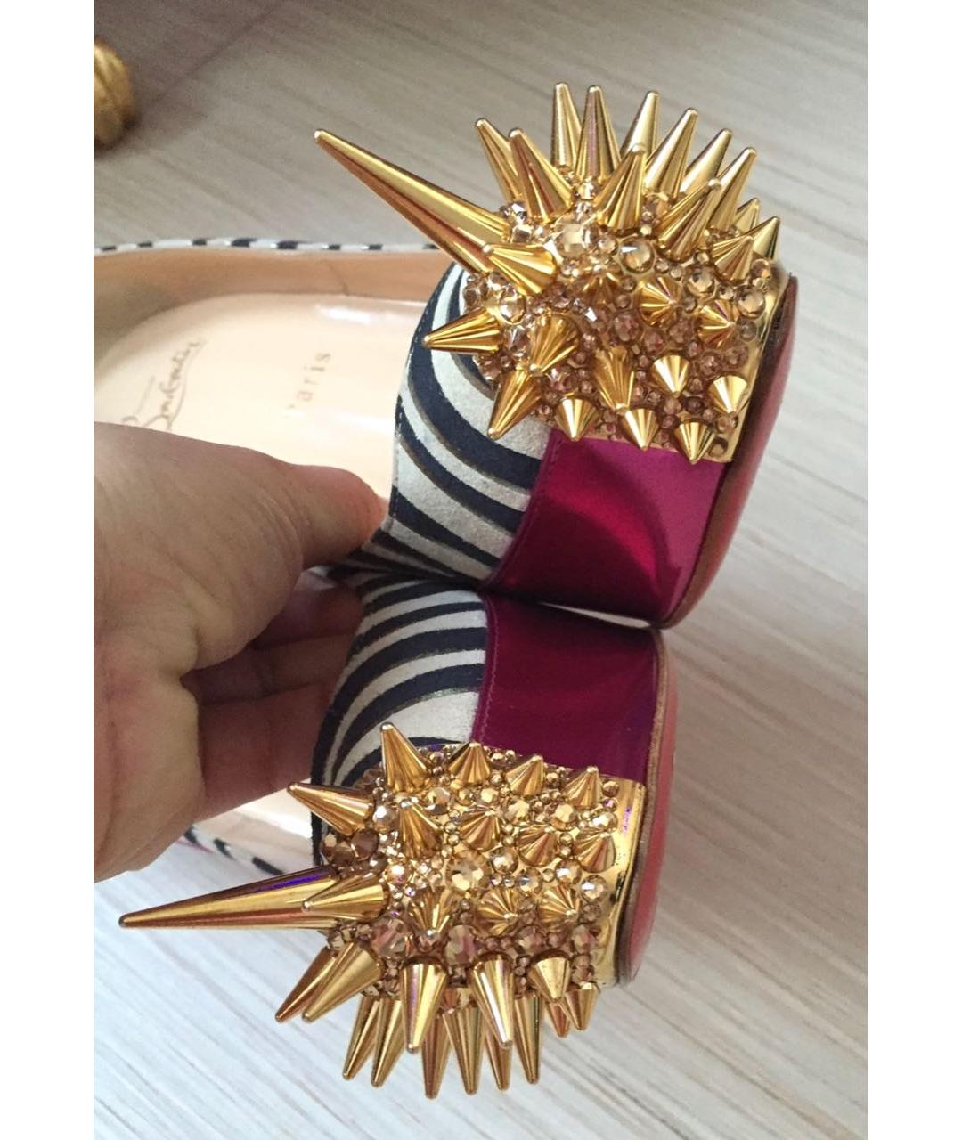 CHRISTIAN LOUBOUTIN Розовые туфли, фото 4