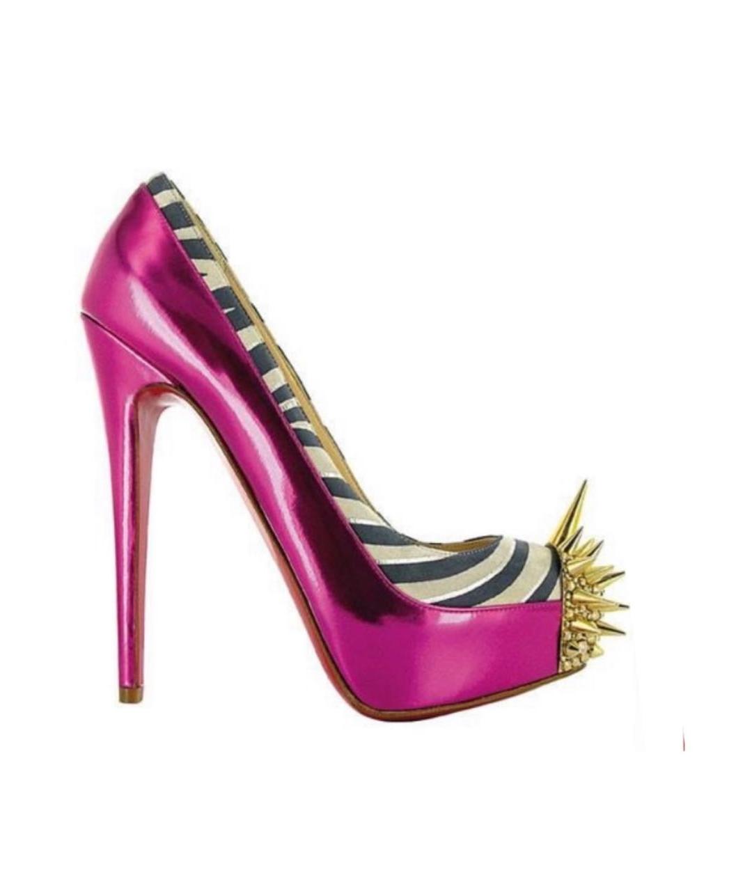 CHRISTIAN LOUBOUTIN Розовые туфли, фото 9