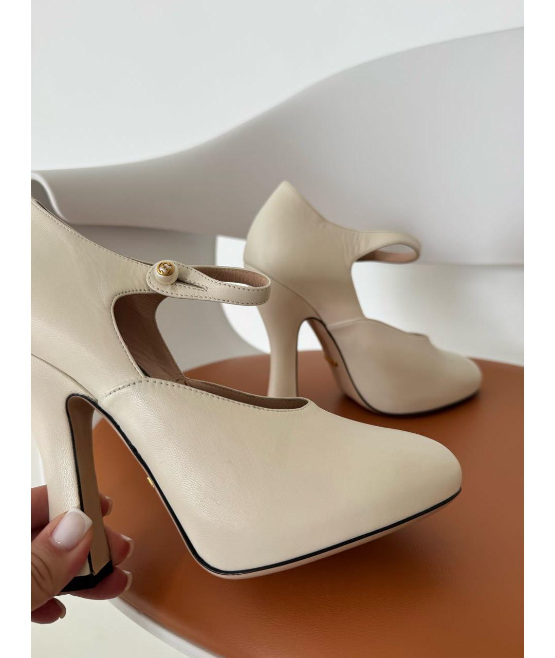 GUCCI Кожаные туфли, фото 7