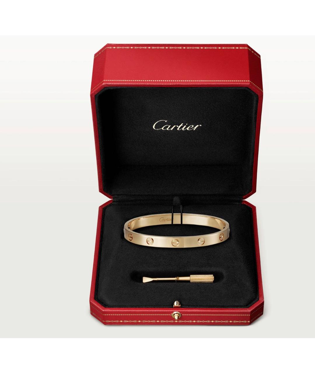 CARTIER Желтый браслет из желтого золота, фото 2